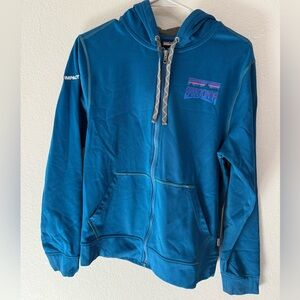 Patagonia Blue Full Zip Hoodie Small Women’s MS Impact Logo